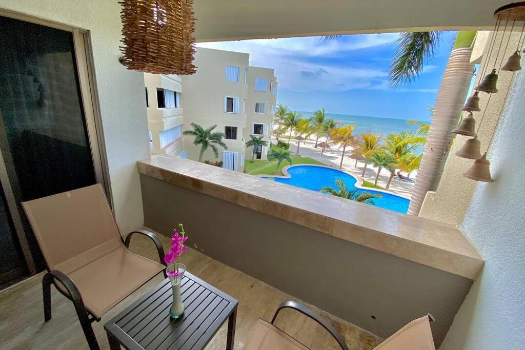 Oceanfront Condo Bm By Andiani Cancún Exteriör bild