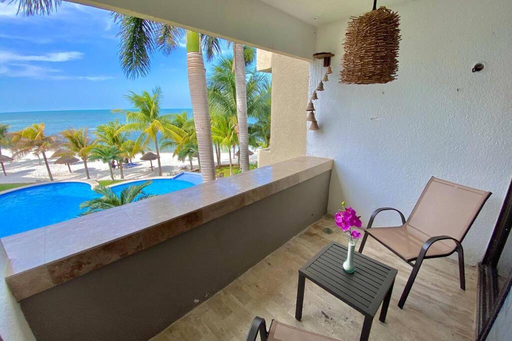 Oceanfront Condo Bm By Andiani Cancún Exteriör bild